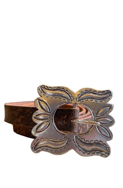 Butterfly Leather Belt
