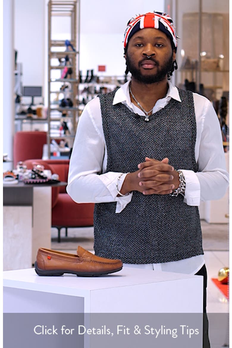 Hamilton Place  Leather Penny Driver Loafer video