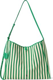 Polo Ralph Lauren Polo Play Stripe Canvas Messenger Bag