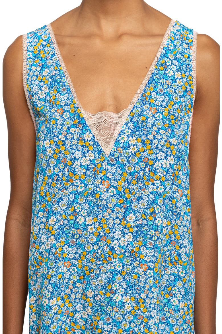 Renzo Liberty Floral Maxi Dress, Alternate, color, PEAR