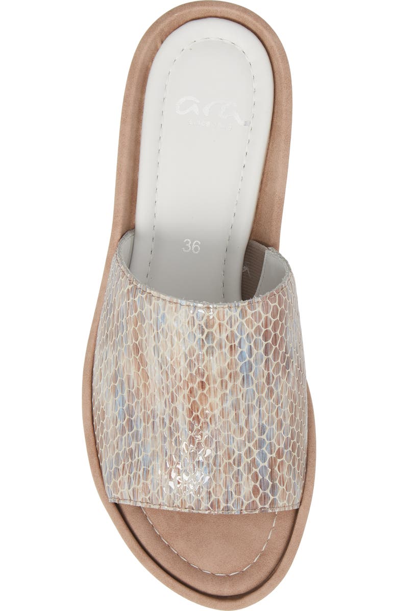 ara Tania Platform Wedge Slide Sandal, Alternate, color,