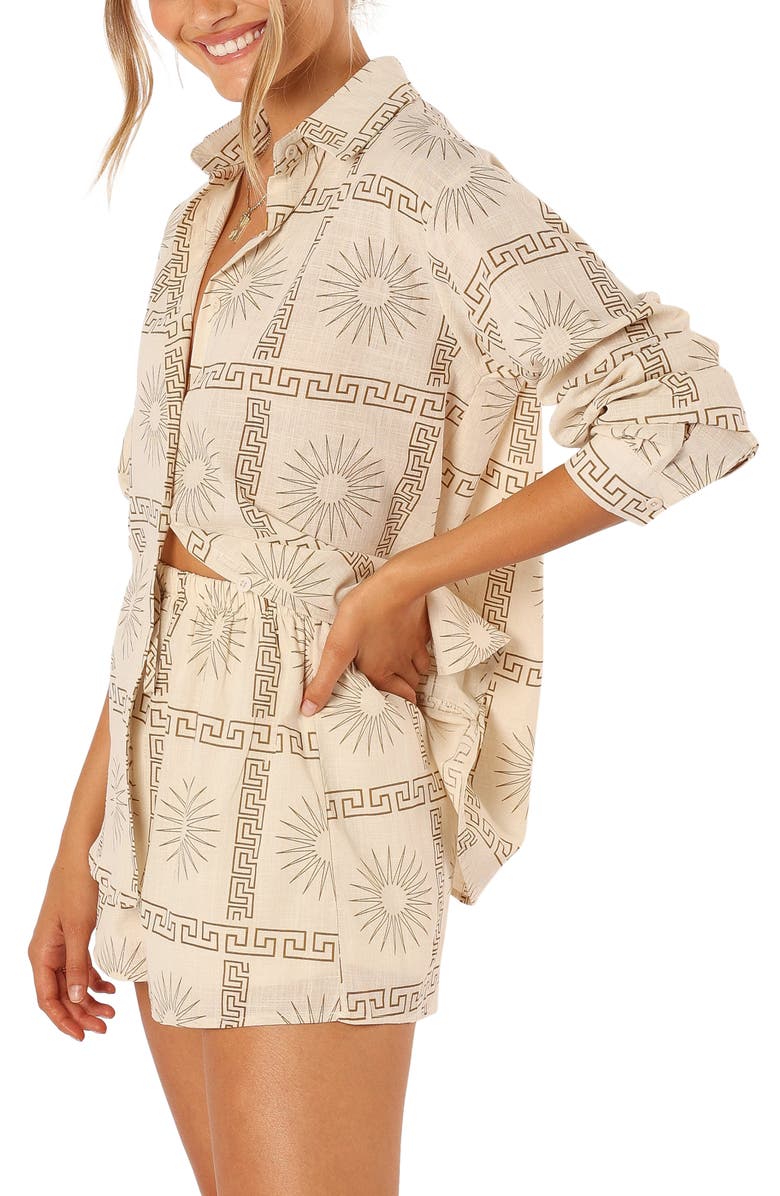 Petal & Pup Penny Geo Print Top & Shorts, Alternate, color,