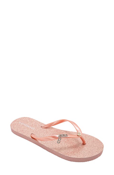 Glittery Thong Sandal (Women)