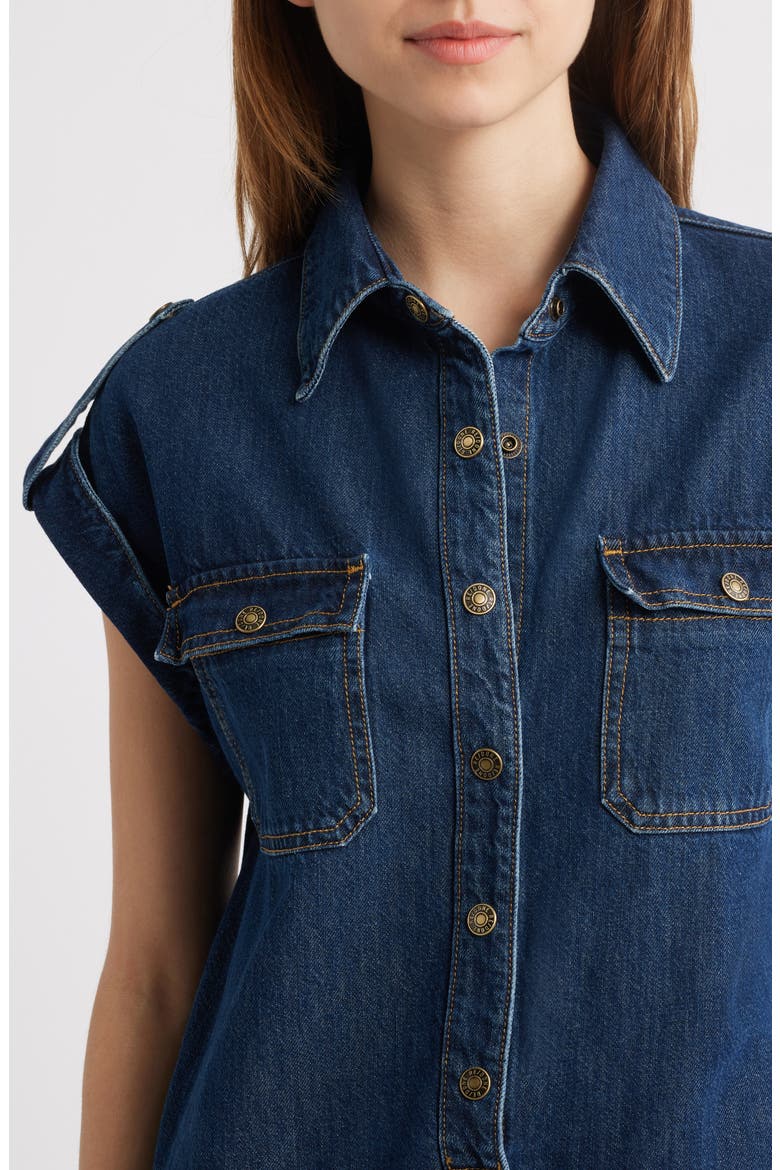 The Arizona Denim Dress, Alternate, color, HERITAGE RINSE