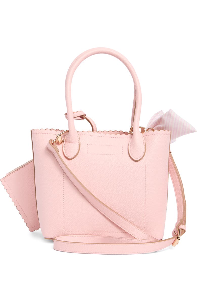Nanette Lepore Convertible Satchel with Pouch, Alternate, color, Peachy Pink