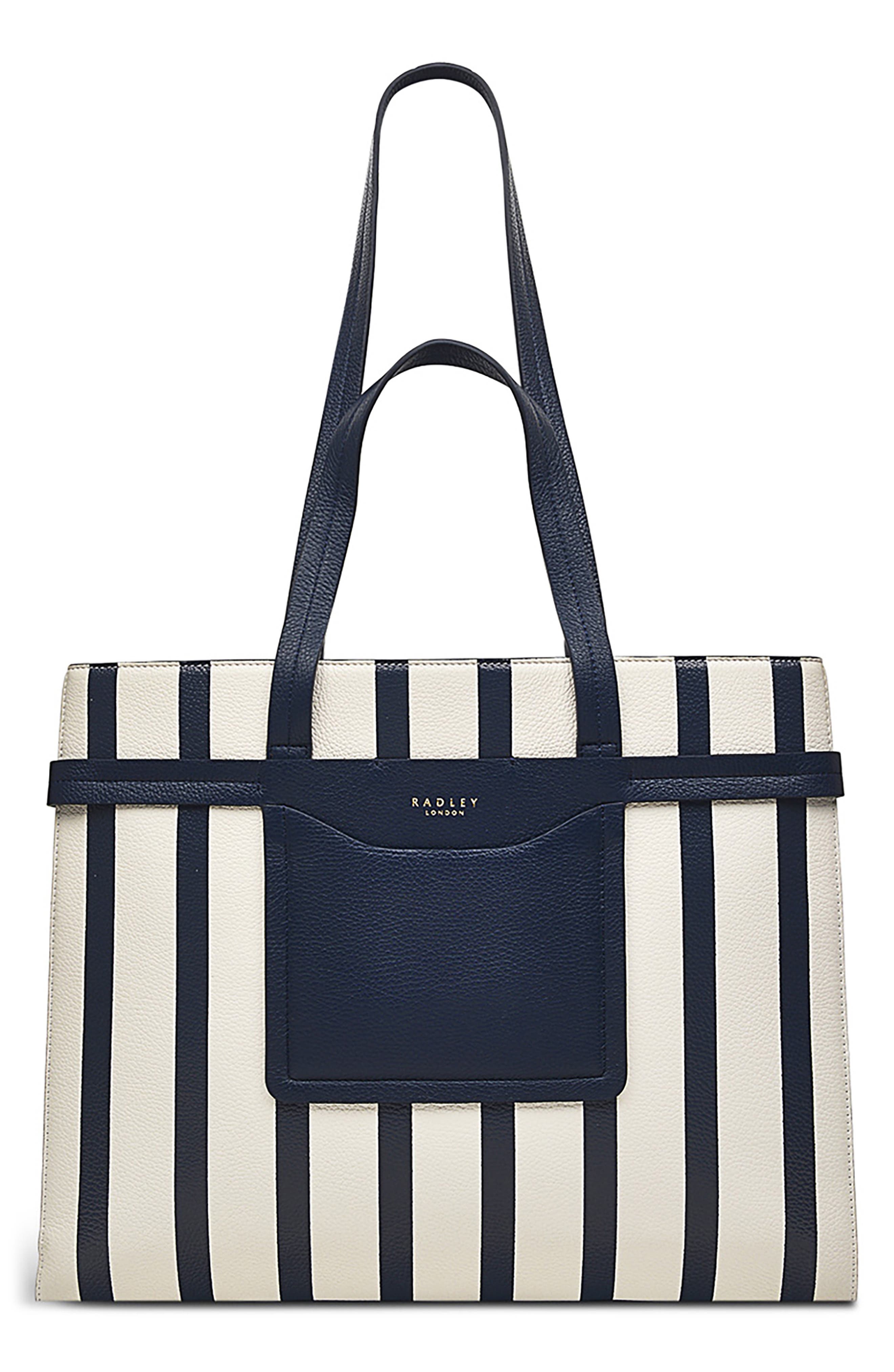 Radley Florence Road Stripe Large Shoulder Bag