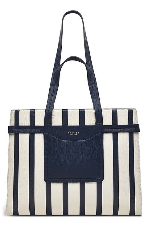 Florence Road Stripe Large Shoulder Bag