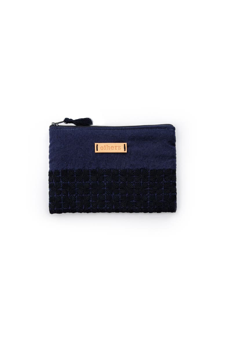 Dhaka Purse Blue Medium, Main, color, Navy Blue