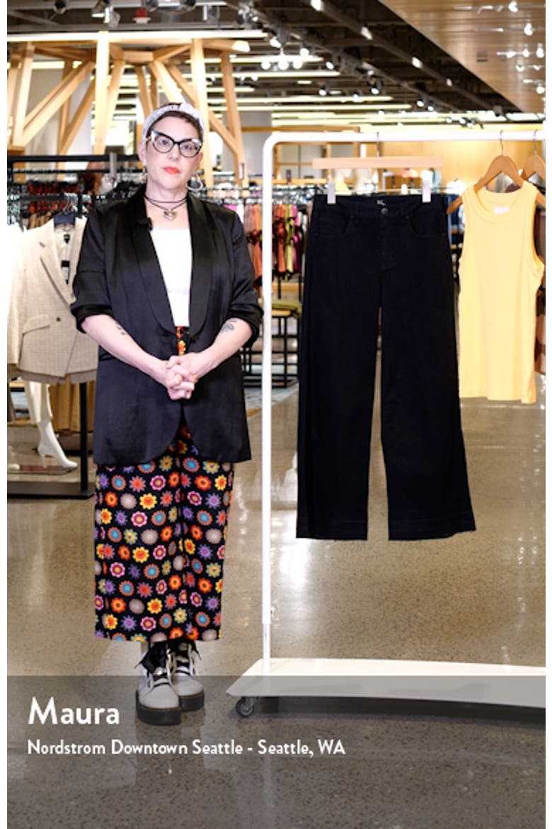 Release Hem High Waist Wide Leg Jeans video