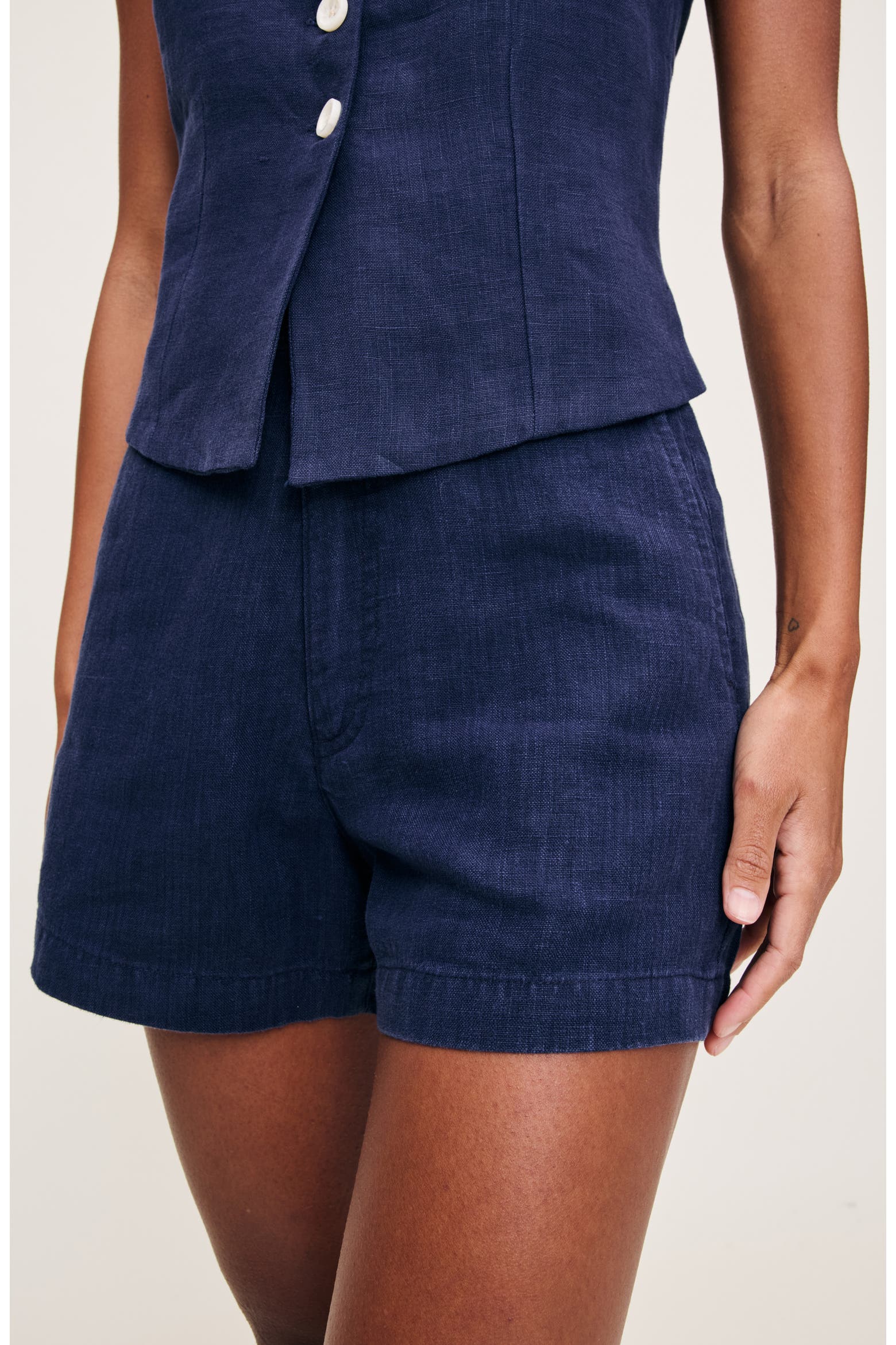 Linen Rack Card DL1961 Taylor Linen Shorts (Women) | Nordstromrack