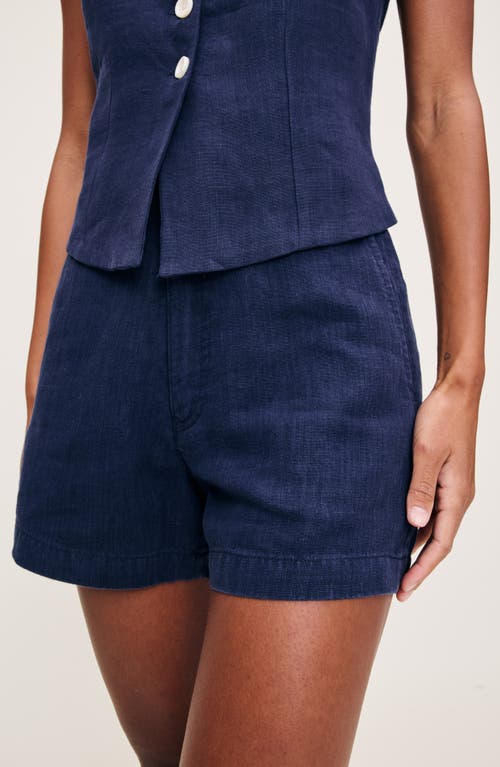 Dl1961 Taylor Linen High Rise Shorts