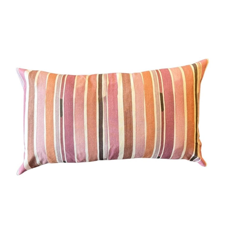 Goldie Home Lisbon Stripe Lumbar Pillow - Thumbnail 2