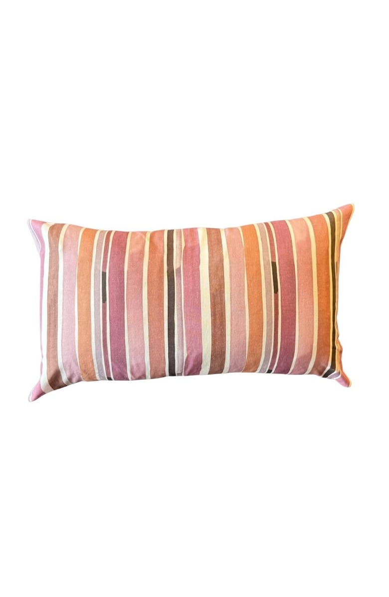 Goldie Home Lisbon Stripe Lumbar Pillow, Main, color, Pink
