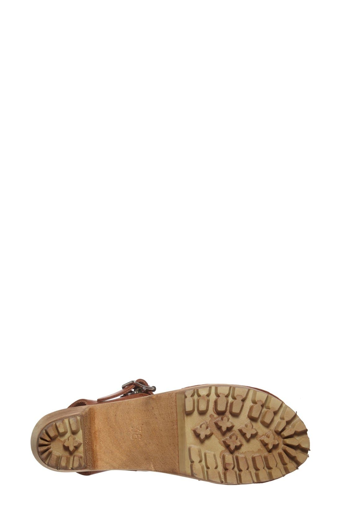 MIA 'Greta' Clog Sandal, Alternate, color, Luggage Le