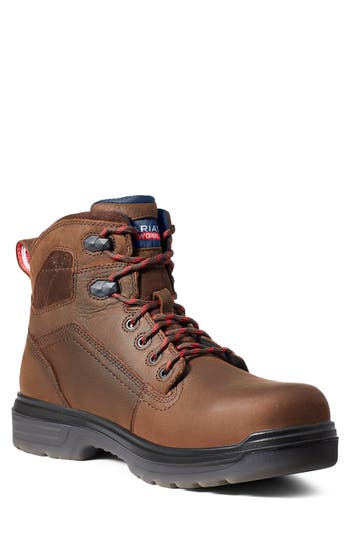 Ariat Turbo 8 Usa Waterproof Work Boot In Brown