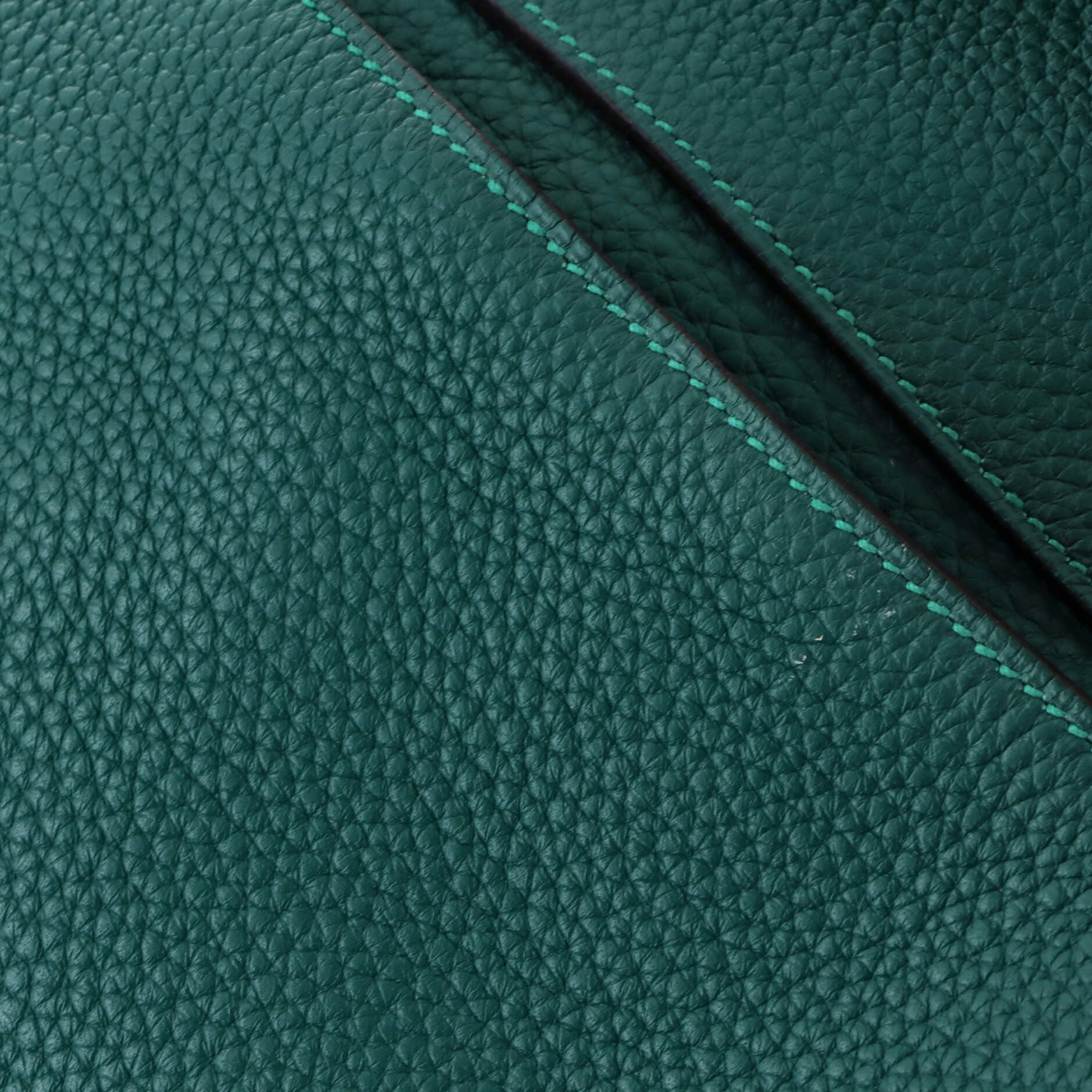 Pre-Owned Hermes Alfred Messenger Bag Clemence 35, Alternate, color, Malachite