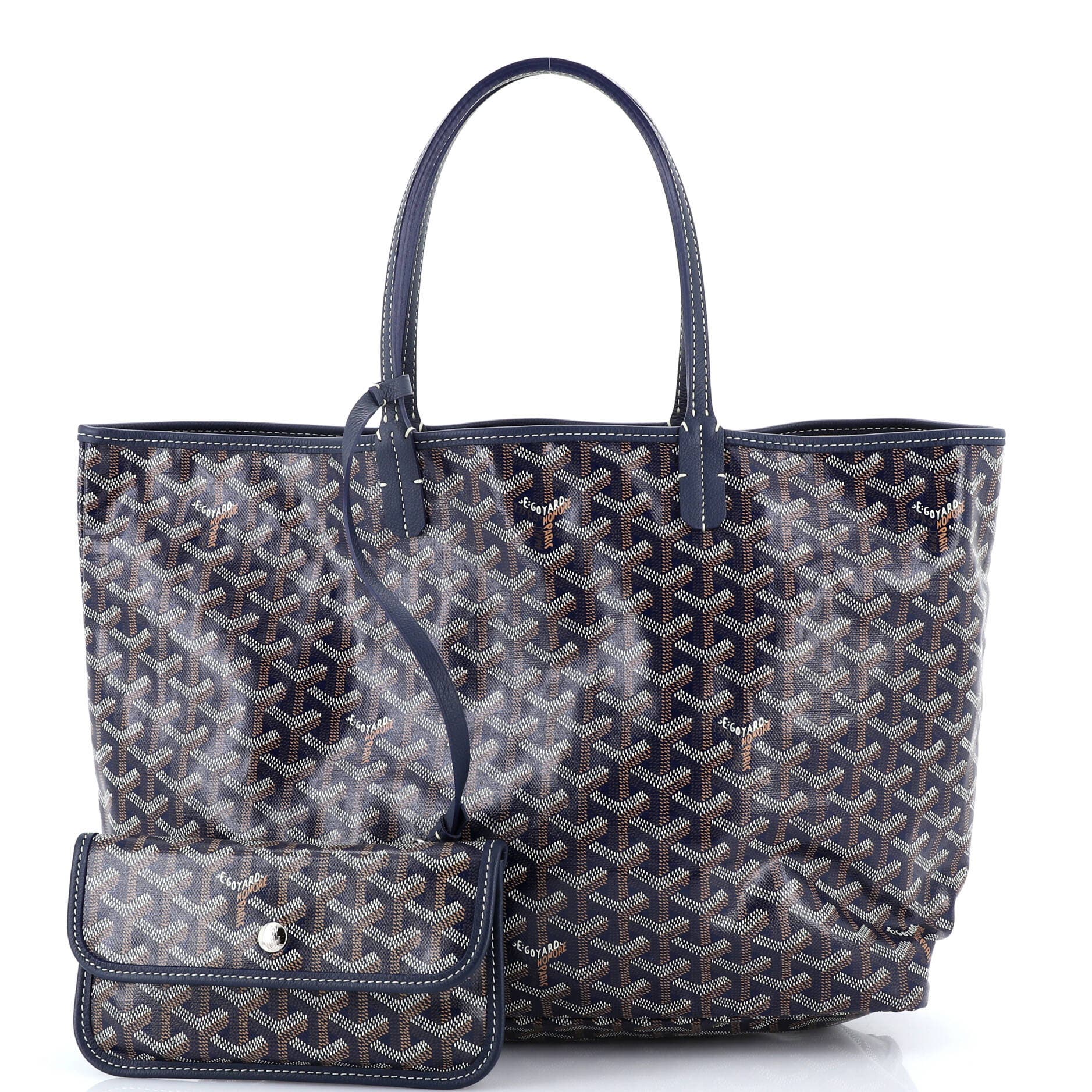 Pre-Owned Goyard Saint Louis Tote Coated Canvas PM, Alternate, color, 