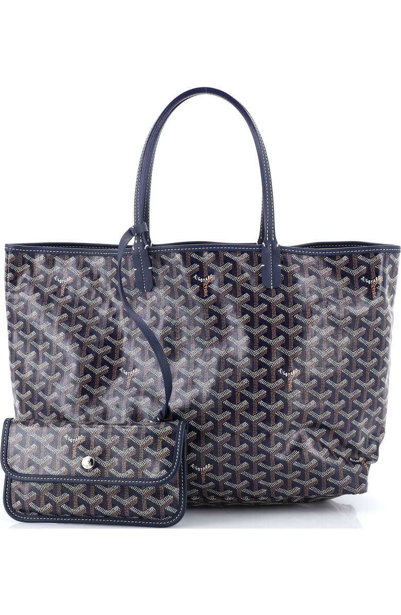Pre-Owned Goyard Saint Louis Tote Coated Canvas PM, Alternate, color, Blue