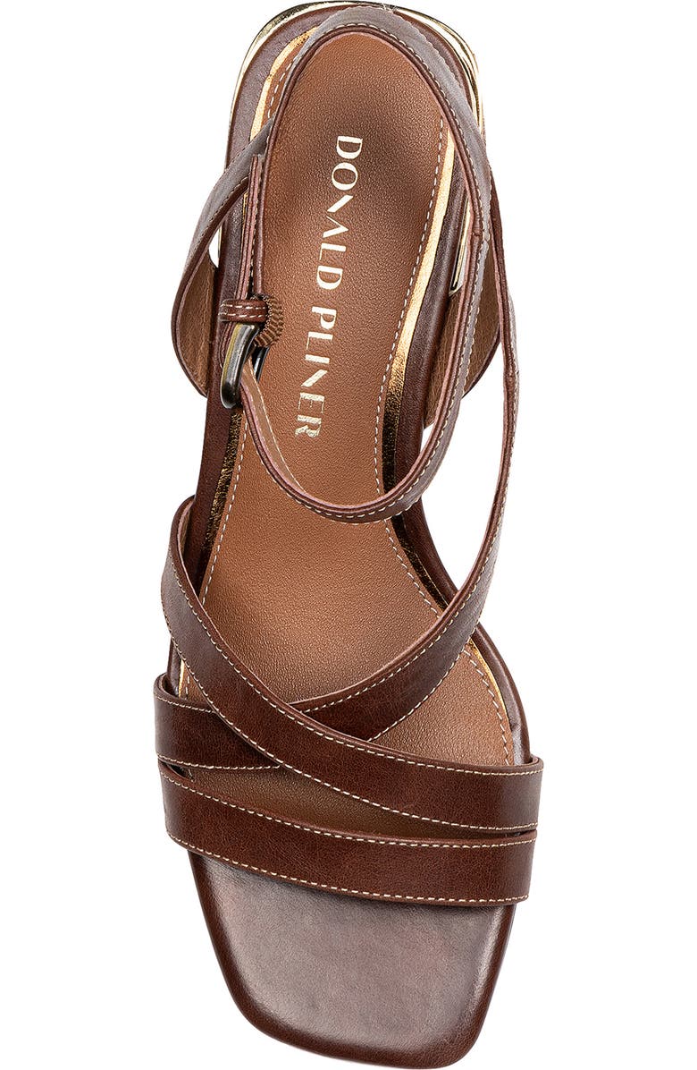 Donald Pliner Frannie Ankle Strap Sandal, Alternate, color, Brown
