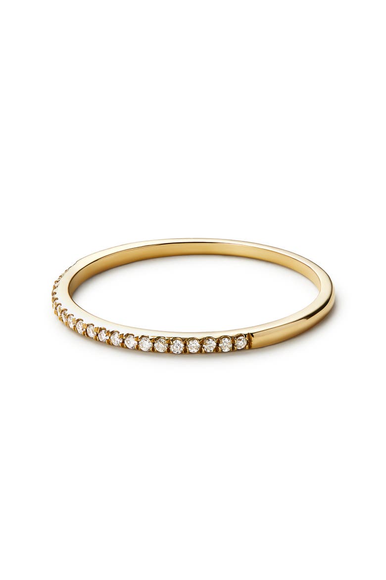 Gold Band Ring - Gold Diamond Eternity Ring, Alternate, color, Gold