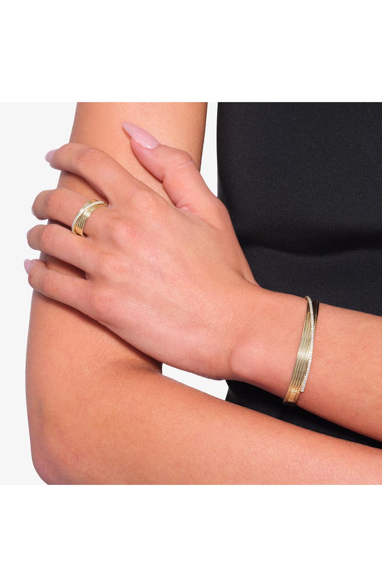 LANA Kinetic 14K Gold Diamond Ring, Alternate, color, Yellow