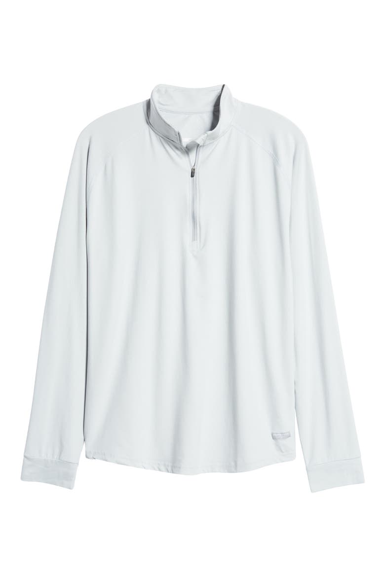 Hayes Half Zip Golf Pullover, Alternate, color, CLOUD HEATHER