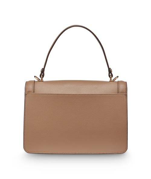 Karl Lagerfeld Paris Simone Front Flap Crossbody In Brown