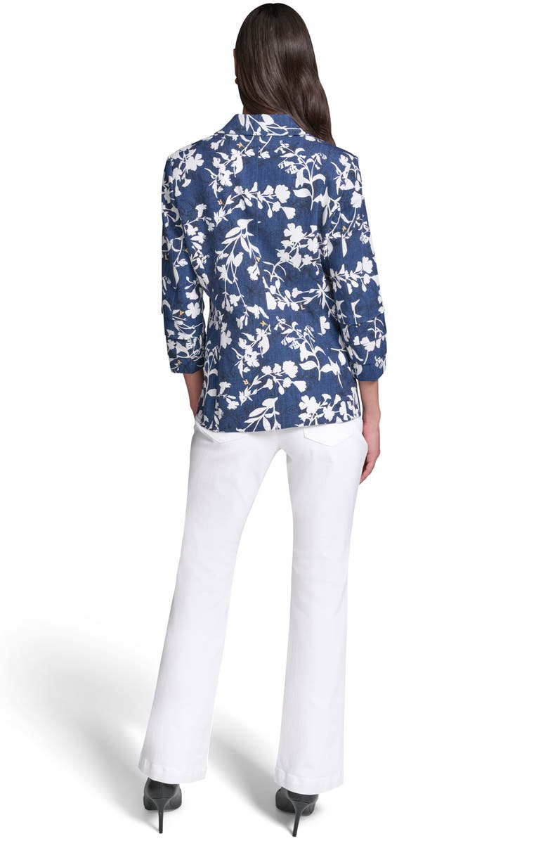 KARL LAGERFELD PARIS Floral Print Blazer, Alternate, color,
