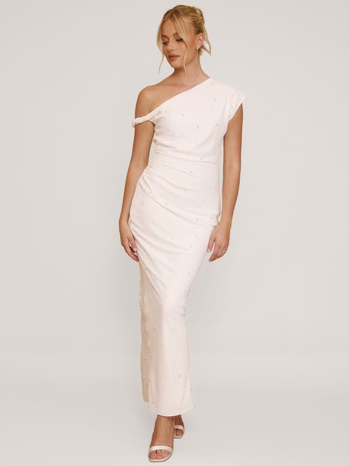 Six Stories Twist Strap Dress In Neutral