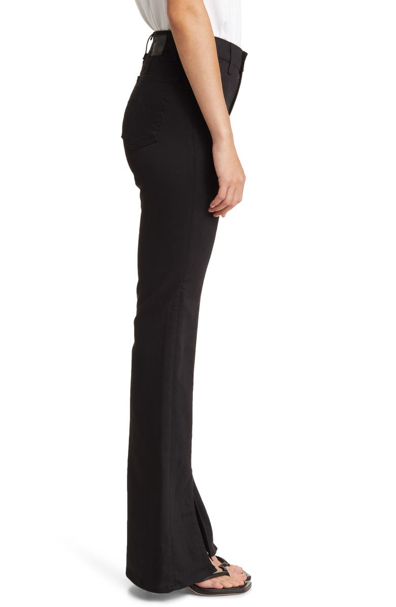 AG Anisten High Waist Slit Hem Seamed Stretch Flare Jeans, Alternate, color, Mureau