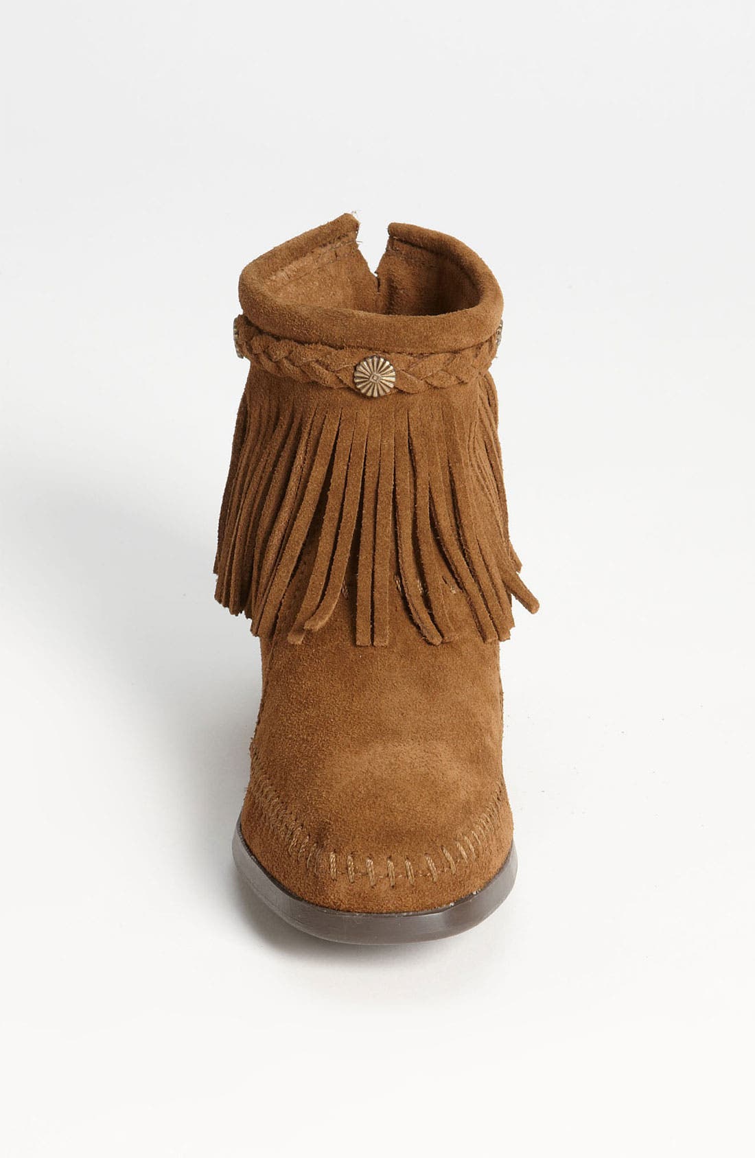 Fringe Bootie, Alternate, color, DUSTY BROWN