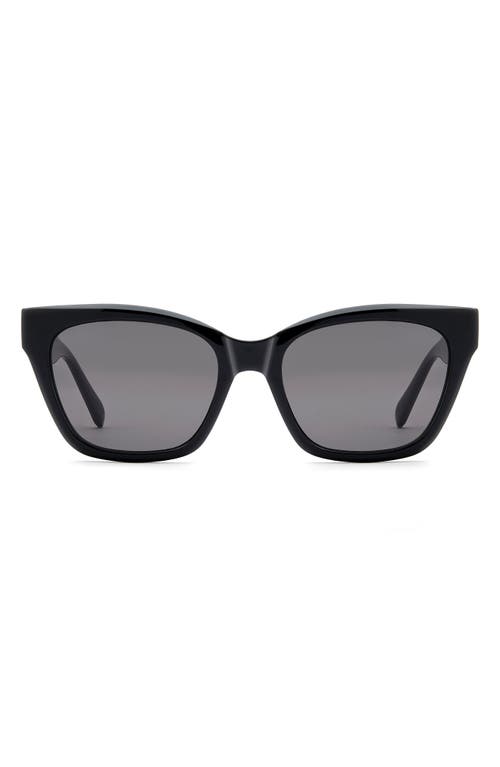 Fossil 53mm Cat Eye Sunglasses In Black