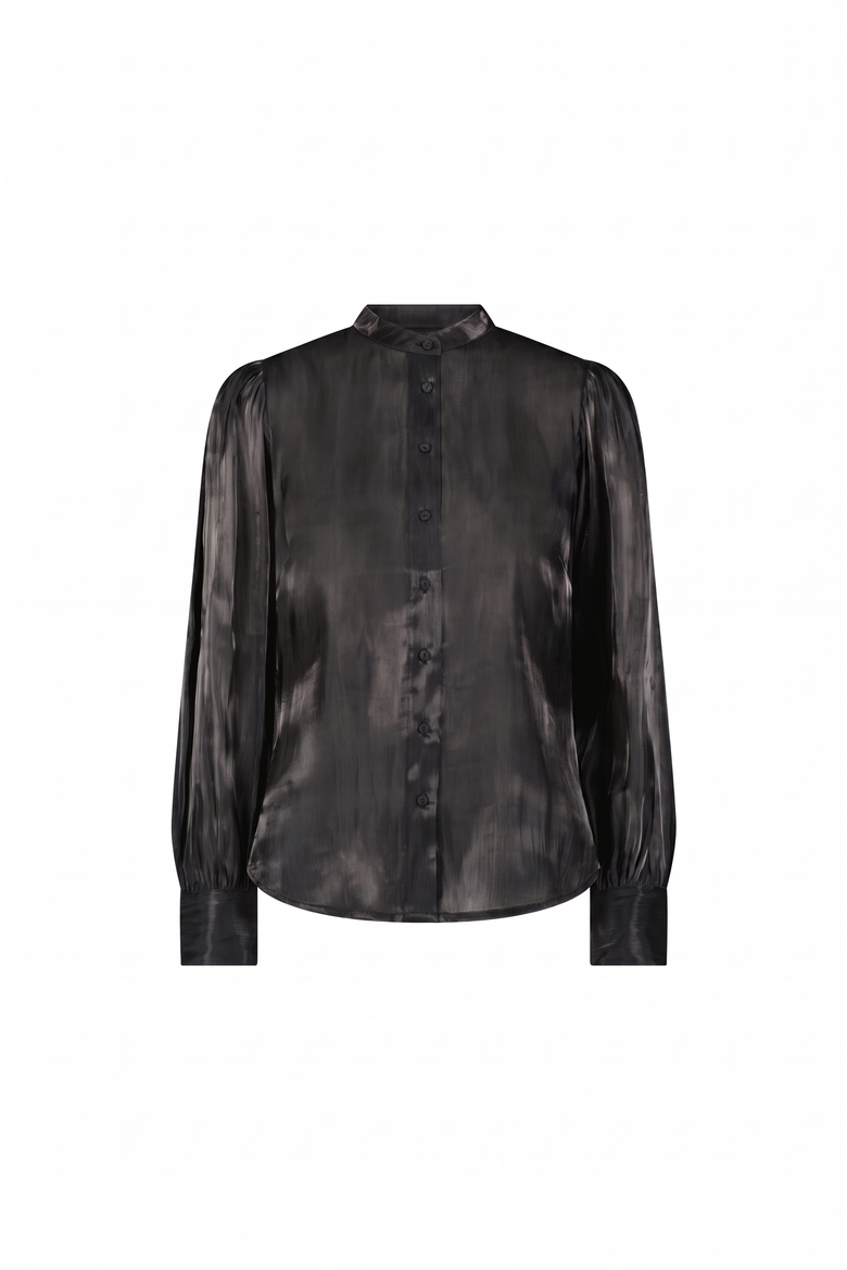 Colette Blouse, Alternate, color, Black
