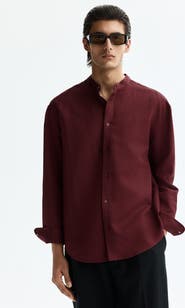 H&M Relaxed-fit linen-blend shirt