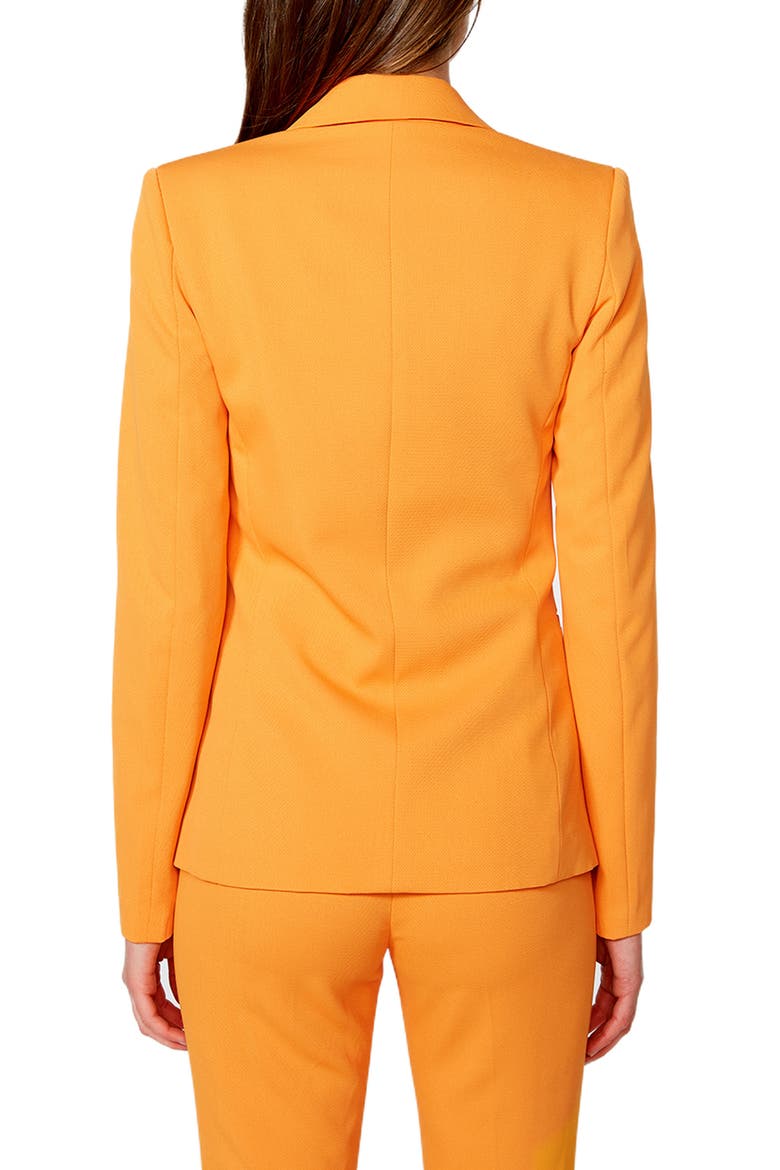 Parisienne Double Breasted Blazer, Alternate, color, TANGERINE