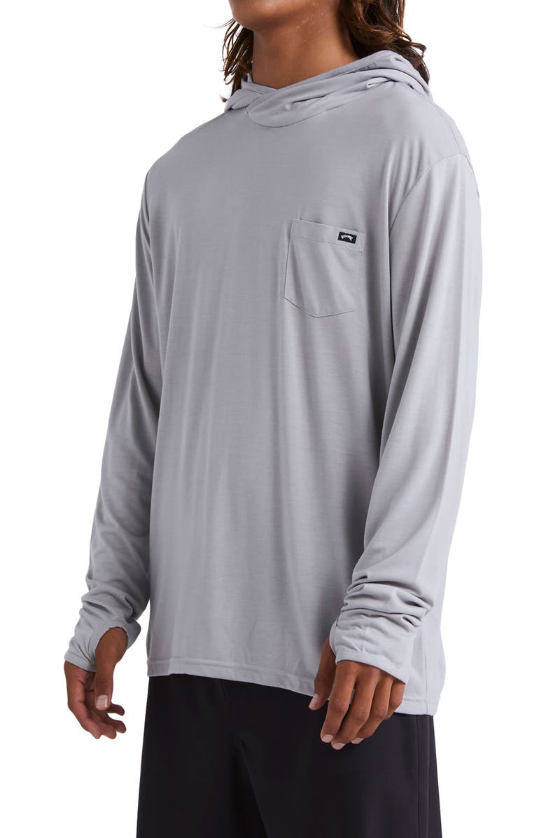 Billabong Eclipse Long Sleeve Hooded Rashguard, Alternate, color, 
