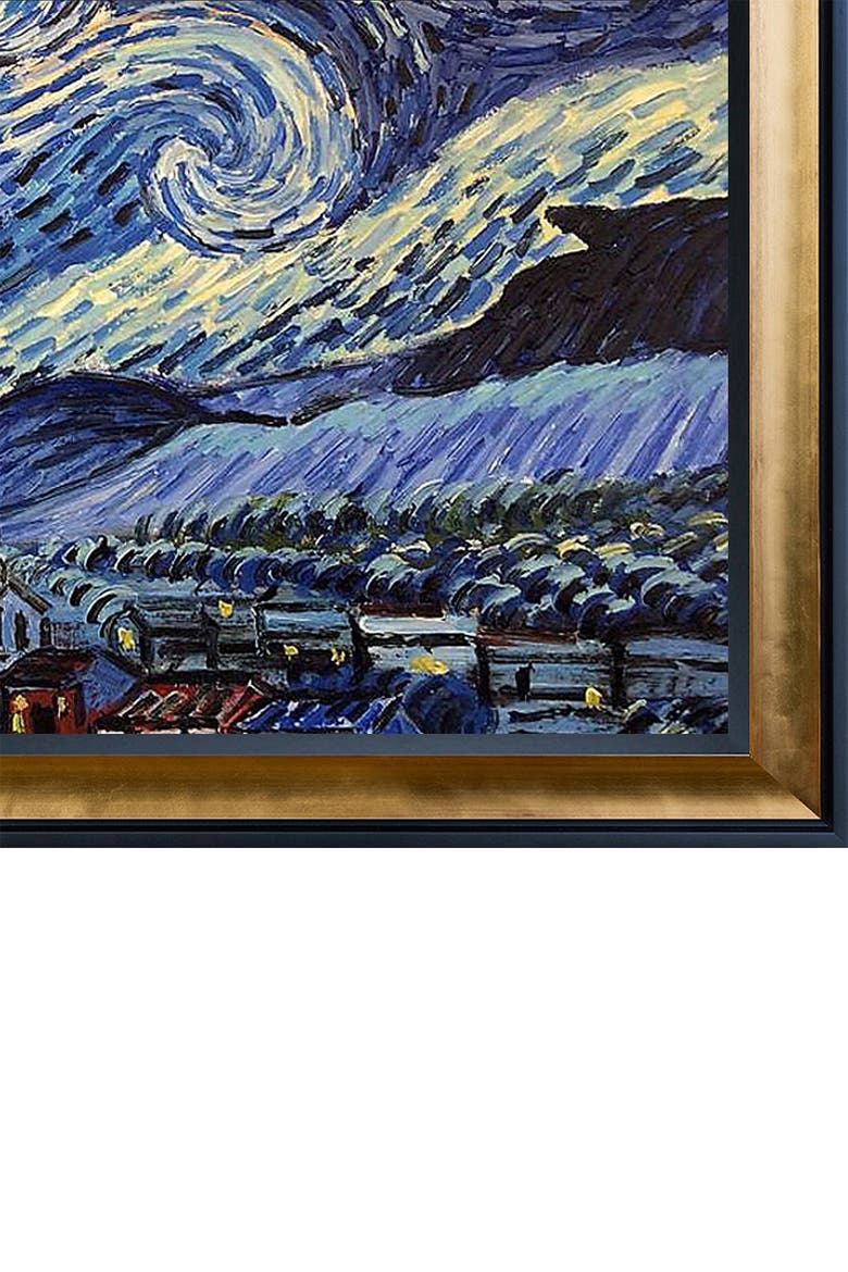 Starry Night by Vincent Van Gogh Framed Hand Painted Oil Reproduction ...