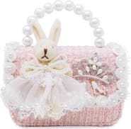 Puttisu Bunny Royale Pearl Tweed Handbag