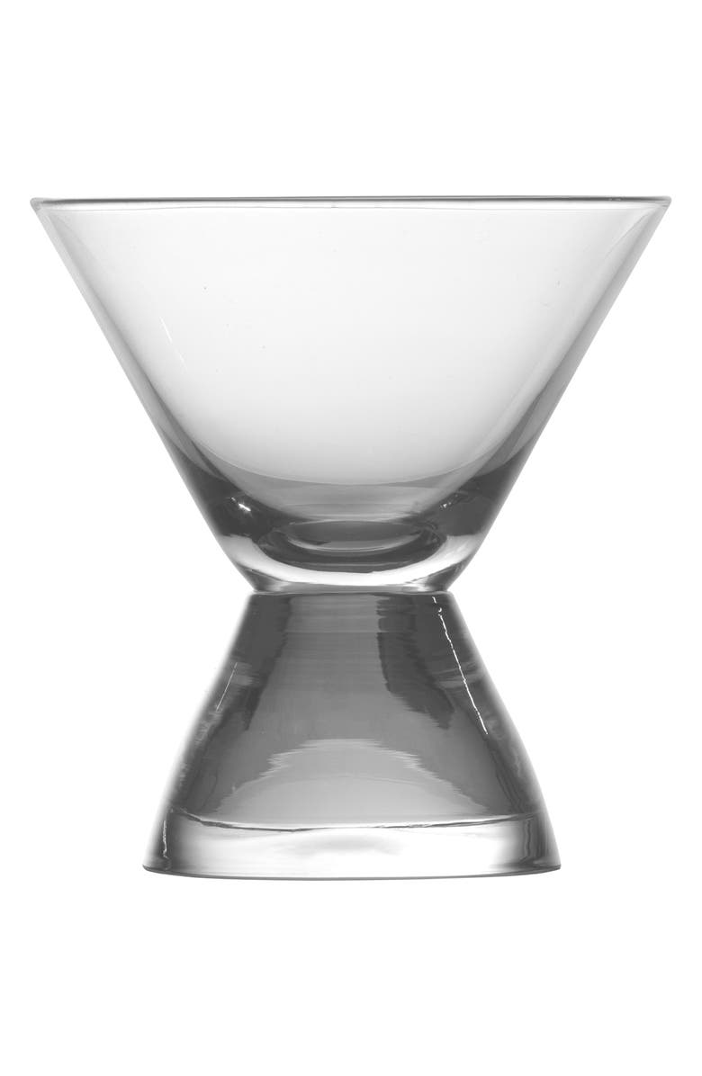 Fortessa After Hours Set of 6 Martini Glasses, Alternate, color, Clear