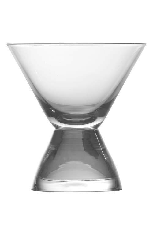 Fortessa After Hours Set Of 6 Martini Glasses In Clear