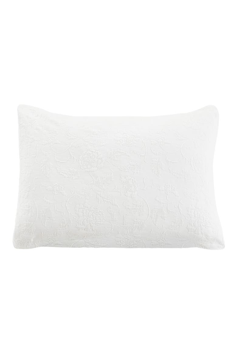 Matelassé Cotton Coverlet Set, Alternate, color, WHITE