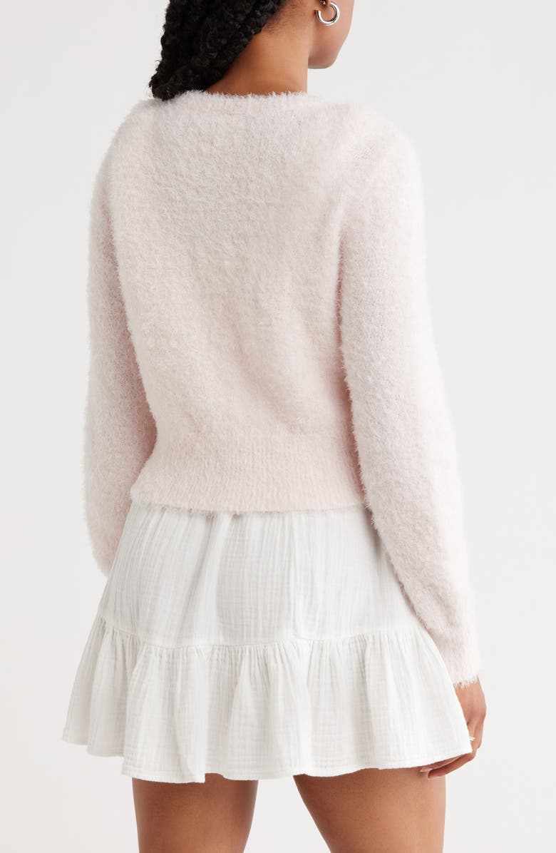 Abound Bow Front Cardigan, Alternate, color, Pink Primrose