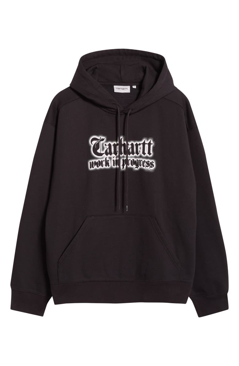 Carhartt Work In Progress World Tour Graphic Hoodie, Main, color, Black