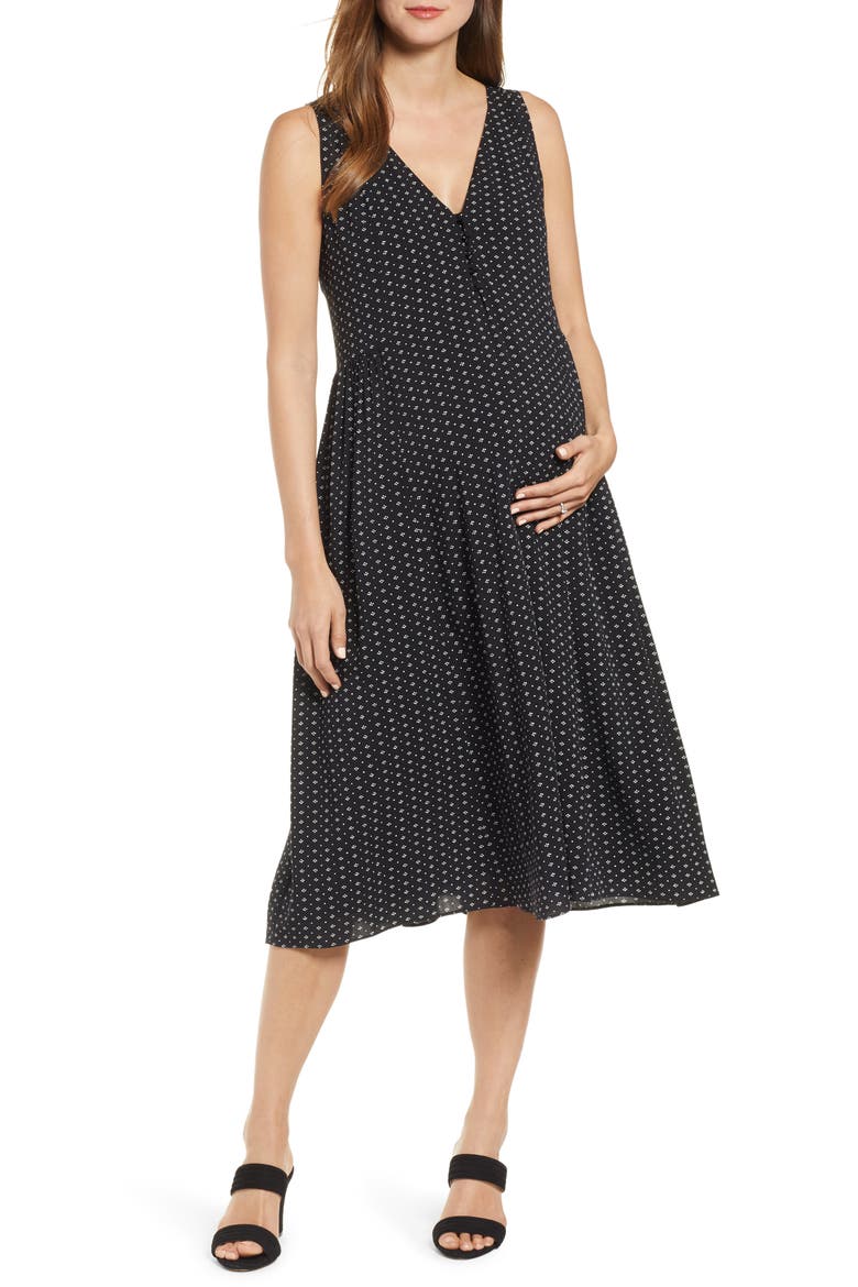 Ina Dress, Main, color, BLACK BATIK FLORAL