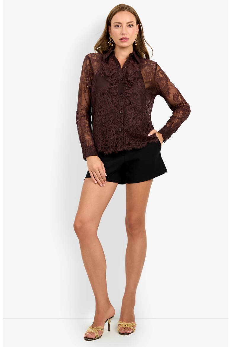 Cassiah Top, Main, color, Cioccolato