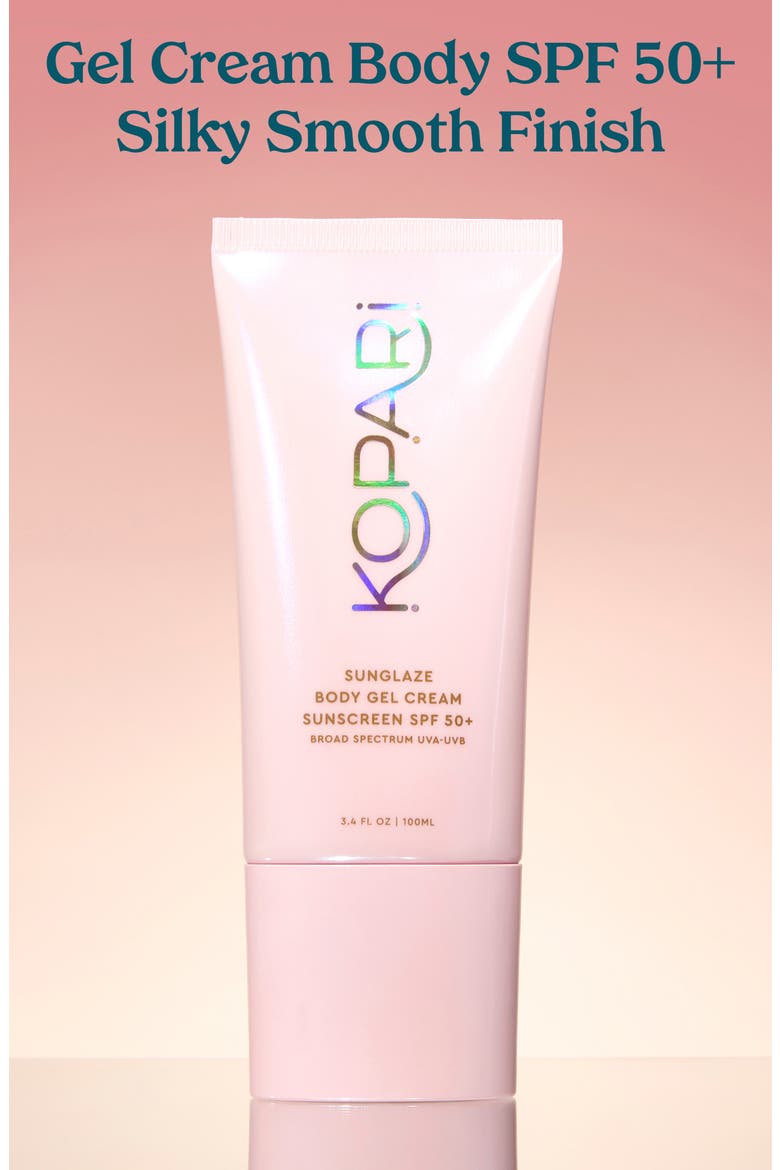 Sunglaze Body Gel Cream Sunscreen, Alternate, color, NO COLOR