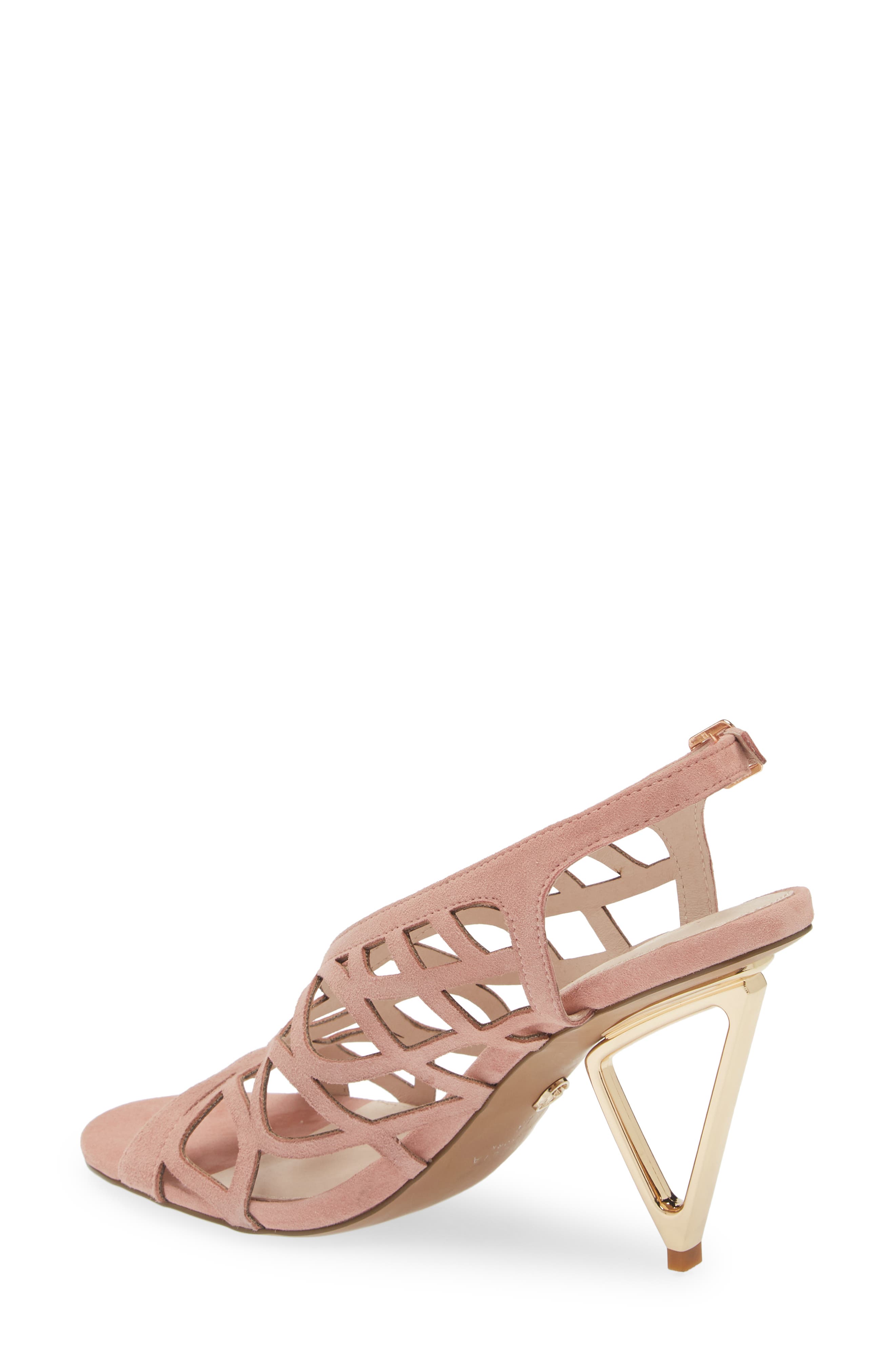 Charming Slingback Sandal, Alternate, color, SEA SHELL PINK SUEDE