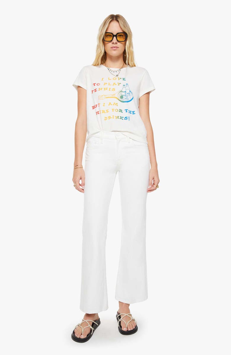 MOTHER The Boxy Goodie Graphic Tee, Alternate, color, I Love To Play Tennis