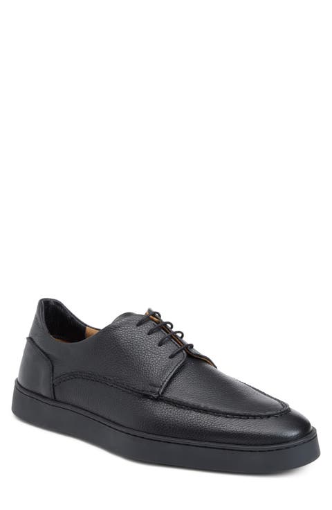Perseo Leather Plain Toe Derby
