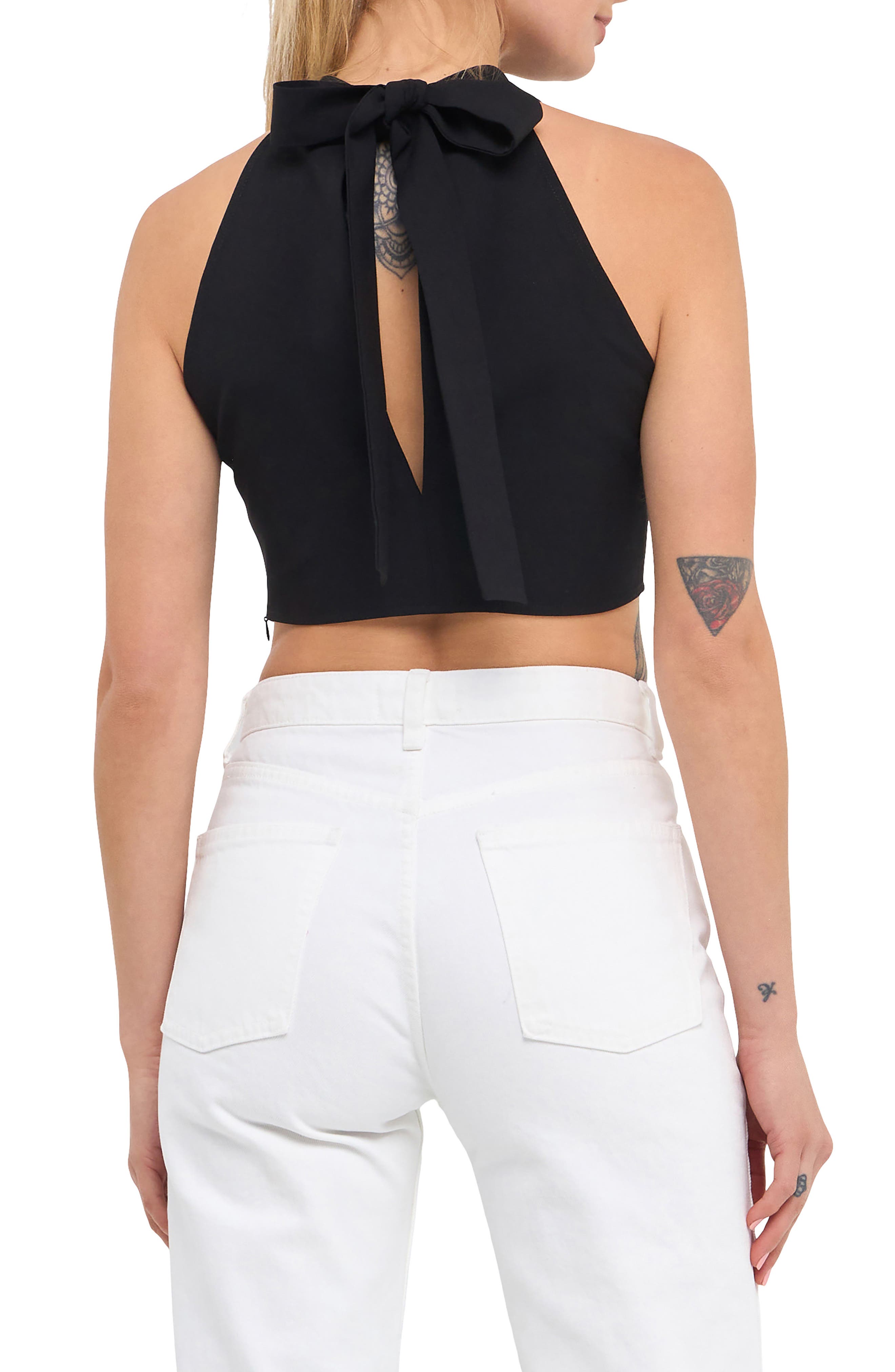Halter Neck Crop Top - image 2